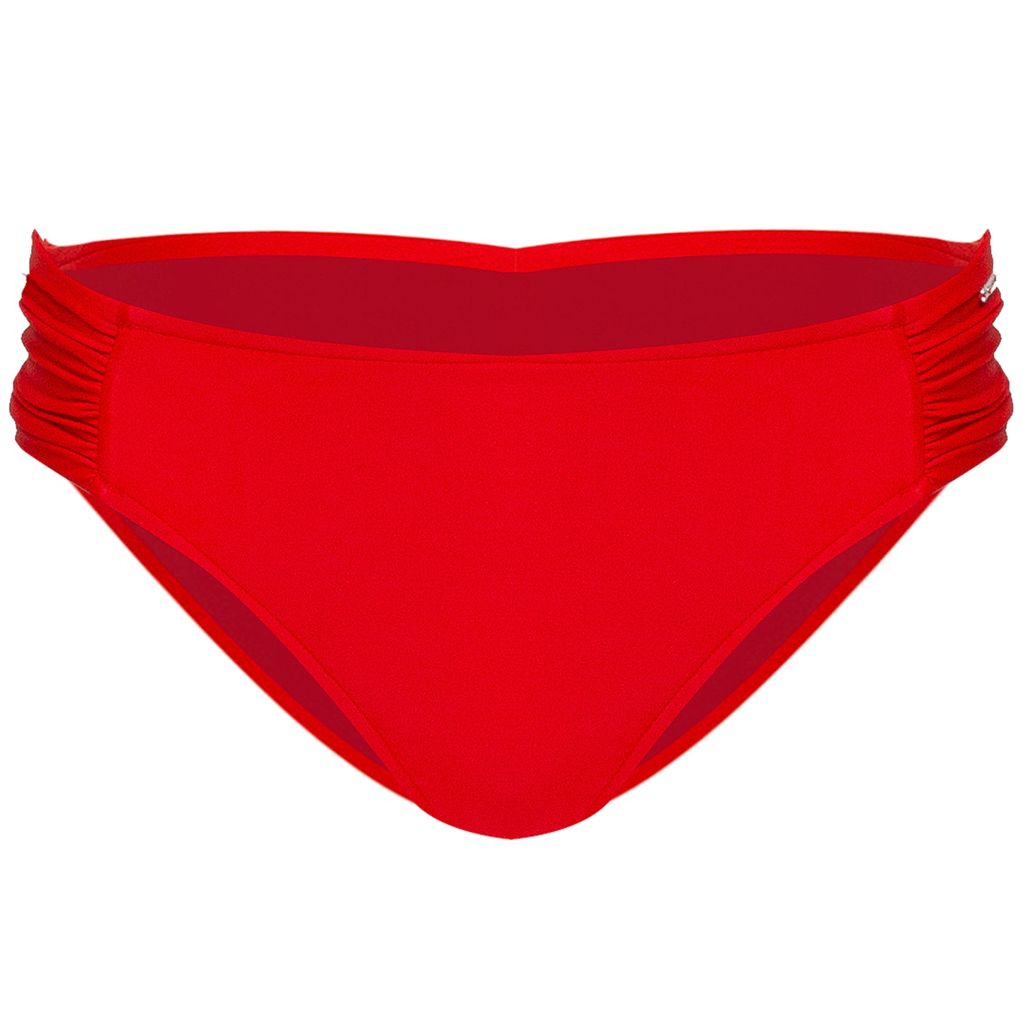 Load image into Gallery viewer, Janice Rouched Bikini Bottom Redcoat - Bikini Bottom
