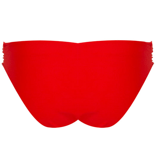 Janice Rouched Bikini Bottom Redcoat