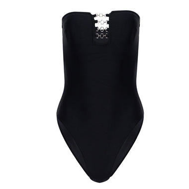 Maya Bandeau One Piece Black - One Piece