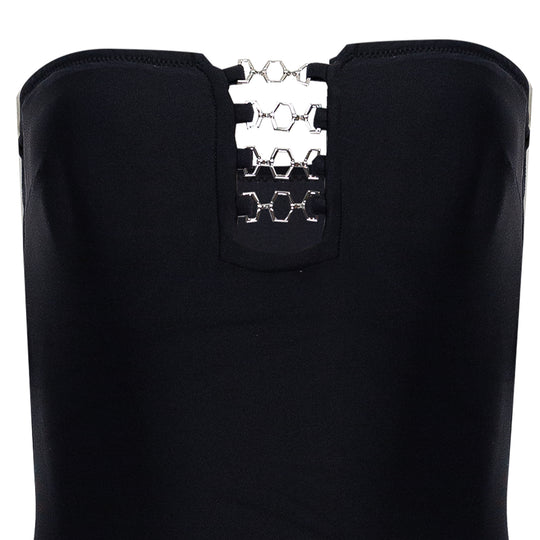 Maya Bandeau One Piece Black - One Piece