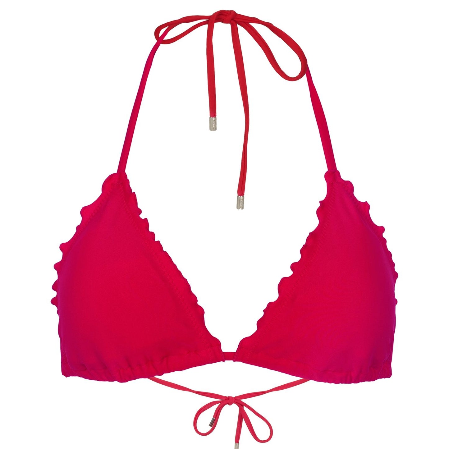 Load image into Gallery viewer, Michelle Frill Triangle Top Redcoat - Bikini Top
