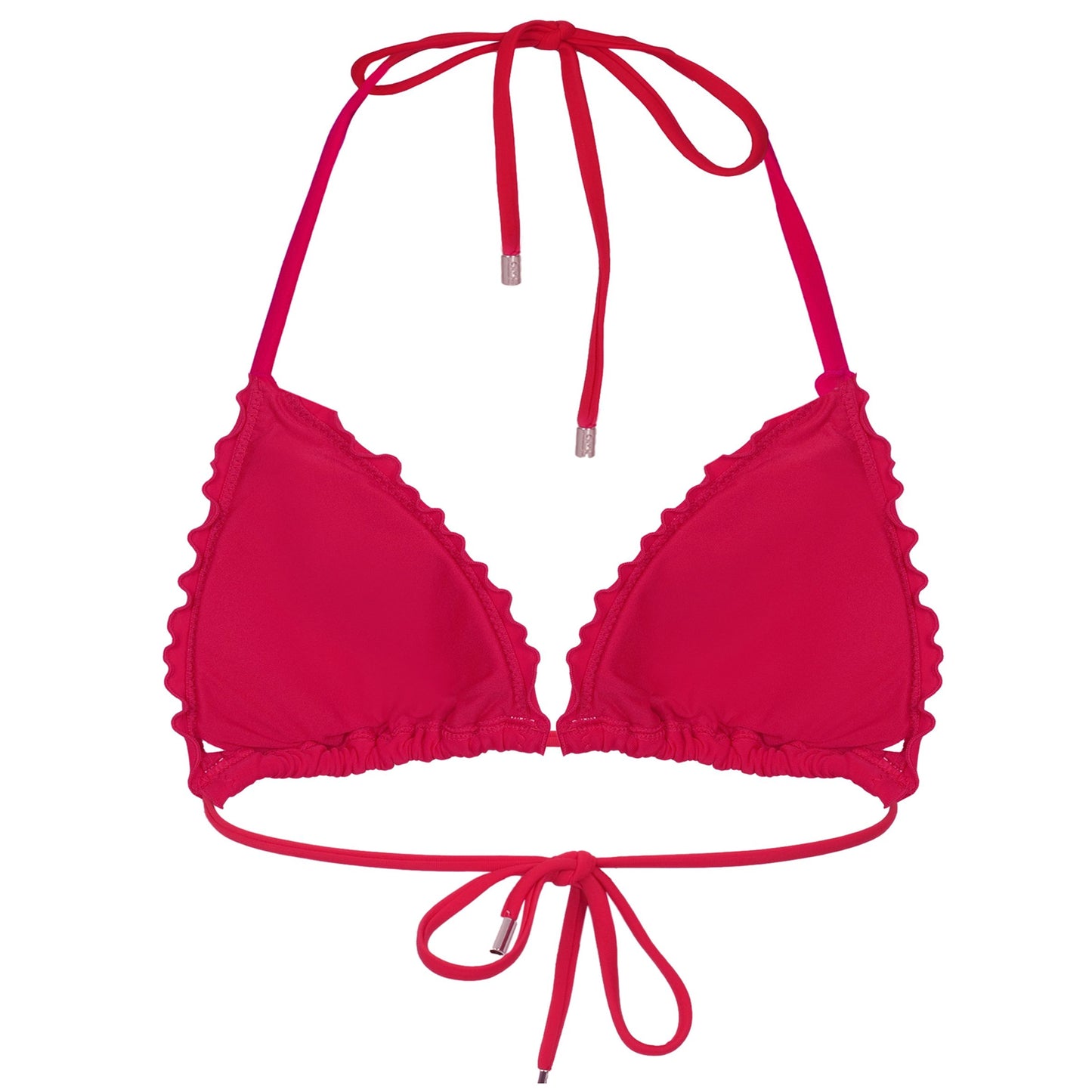 Load image into Gallery viewer, Michelle Frill Triangle Top Redcoat - Bikini Top
