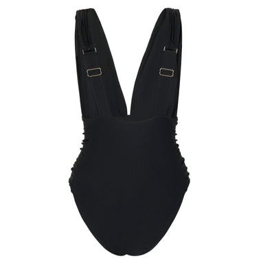 Elle Plunge One Piece Black - One Piece