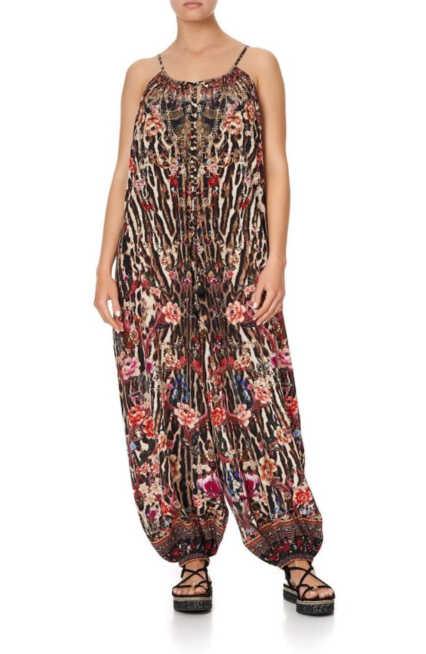 Camilla top balloon jumpsuit