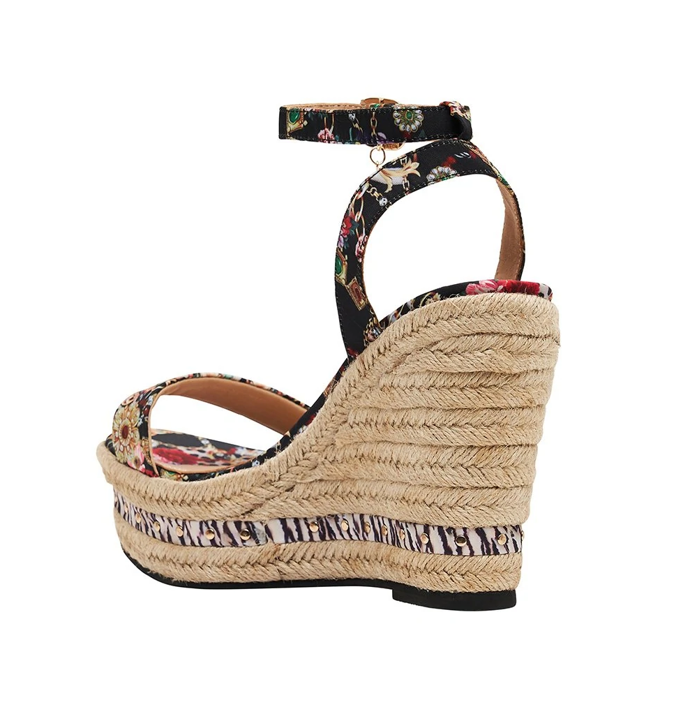 Load image into Gallery viewer, Espadrille Wedge A Night In The 90S - Espadrilles
