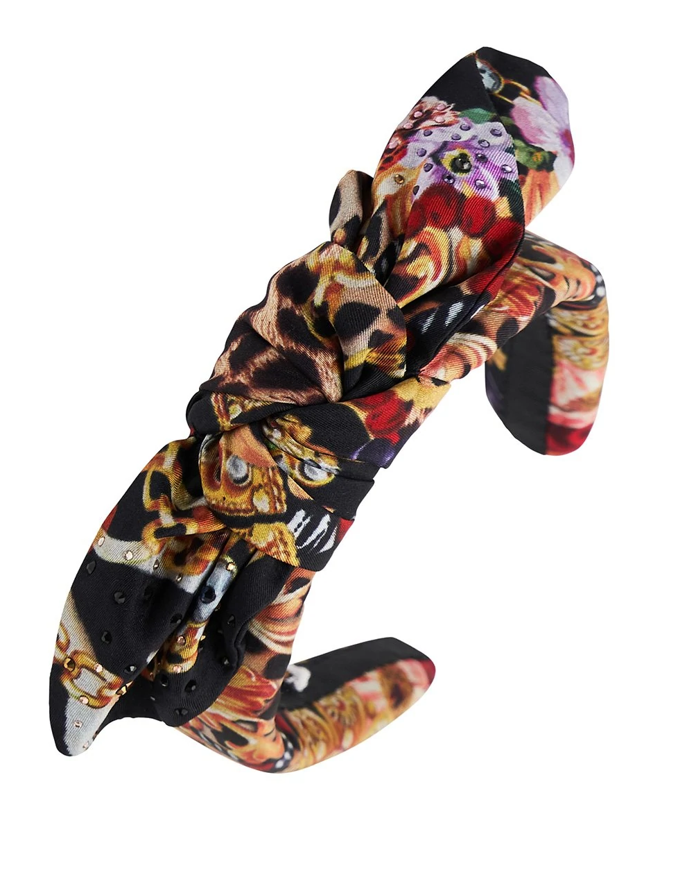 Load image into Gallery viewer, Animal Print Headband in Silk
