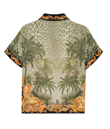 Boys Short Sleeve Shirt in Viscose