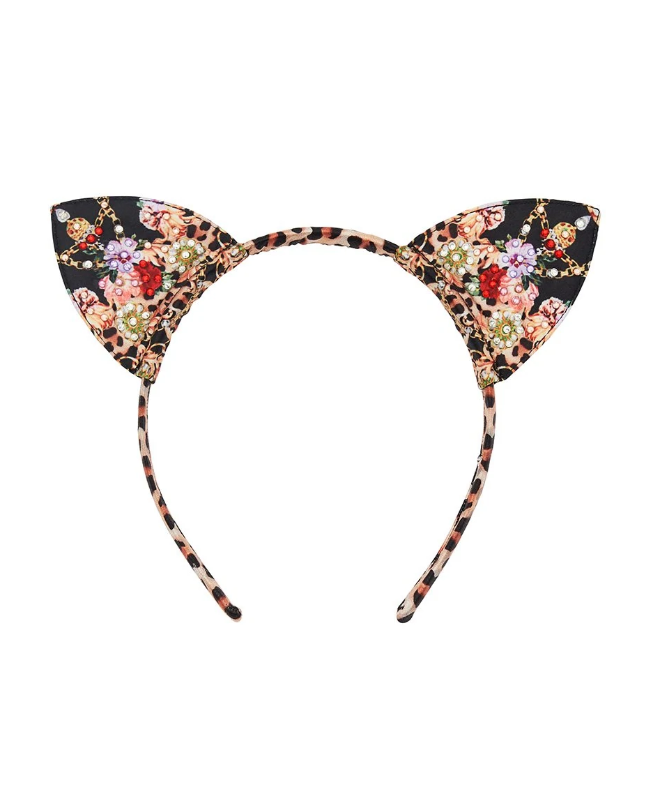 Load image into Gallery viewer, Kids Black Cat Ears Headband &amp;amp; Scrunchie
