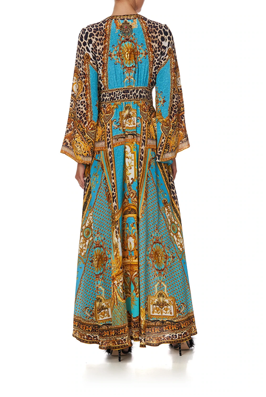Load image into Gallery viewer, Kimono Sleeve Maxi Dress
