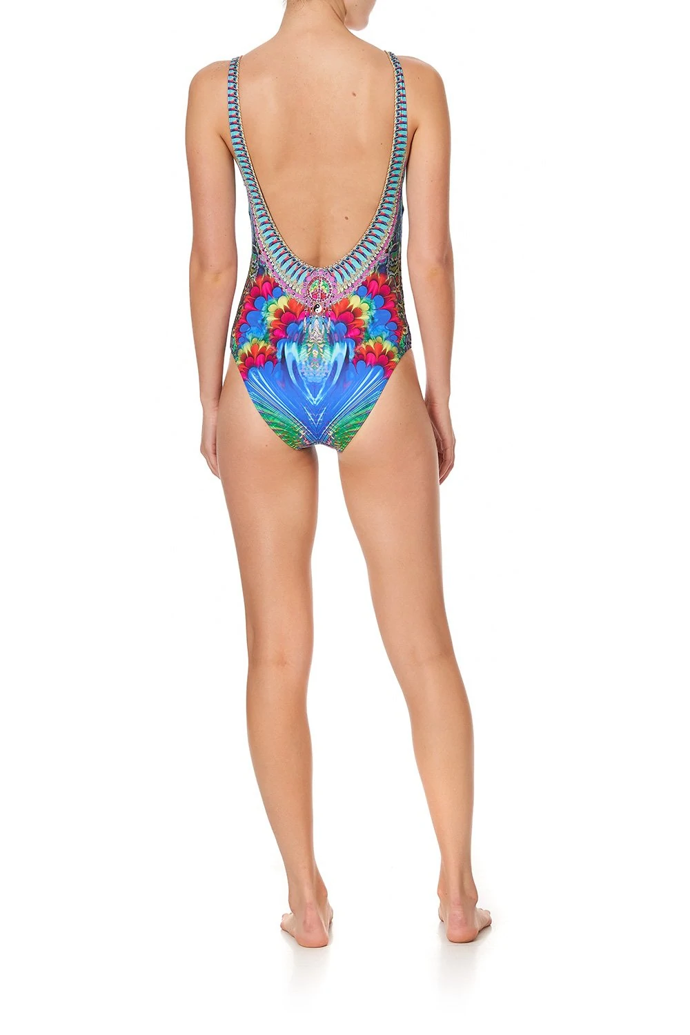 Low Back And Armhole One Piece Hyped Up Hippie