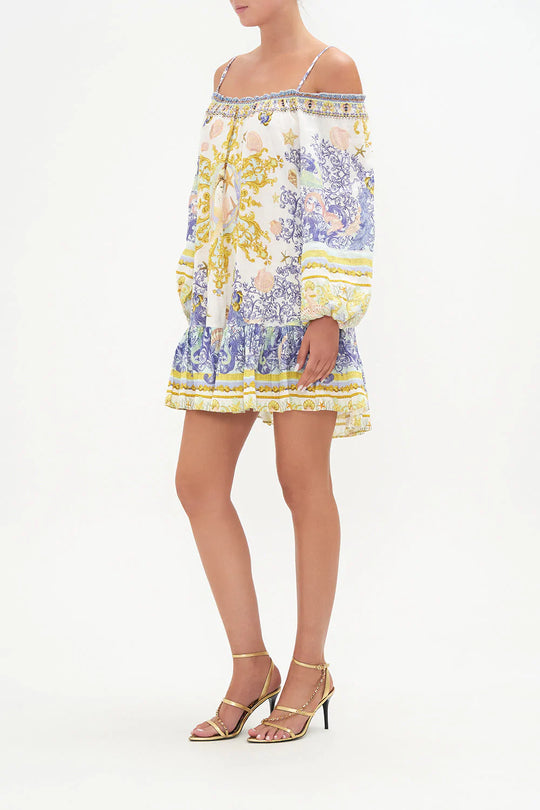  Embellished Mini Dress