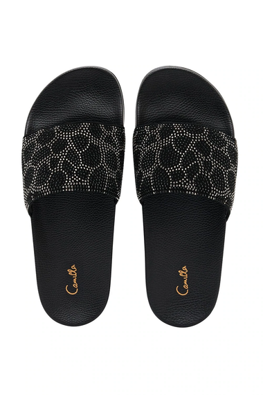 Pool Slides Solid Black - Shoes