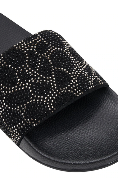 Pool Slides Solid Black - Shoes