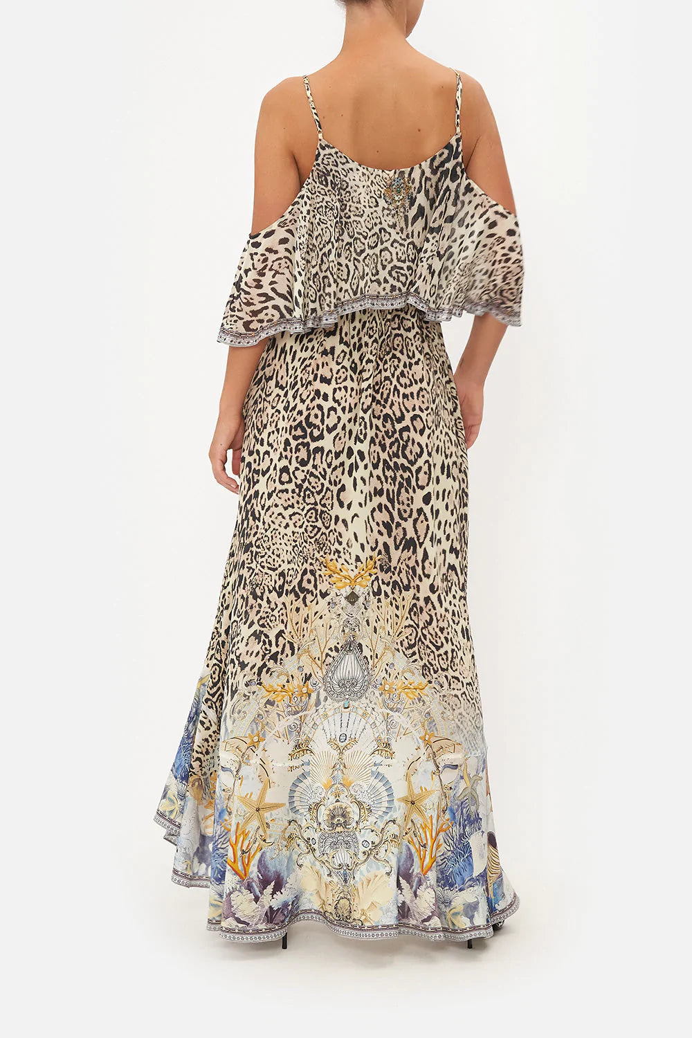 Load image into Gallery viewer, Camilla Leopard Print Maxi Dress
