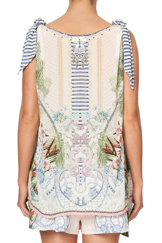 Scarf Tie Top