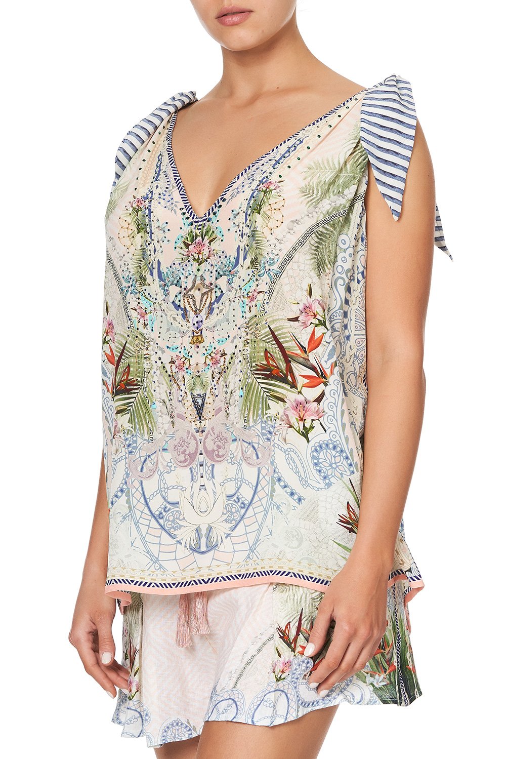 Scarf Tie Top
