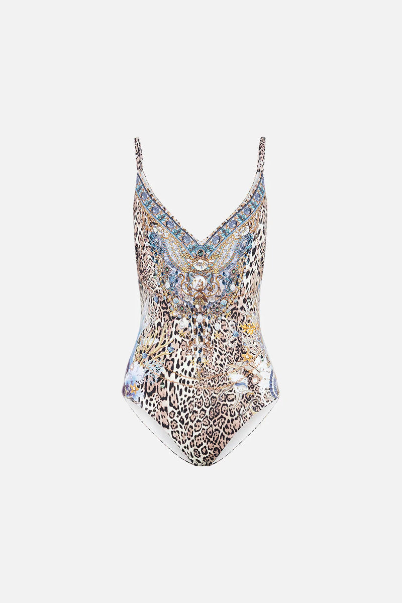 V Neck Underwire One Piece Sea Horse Sonnet