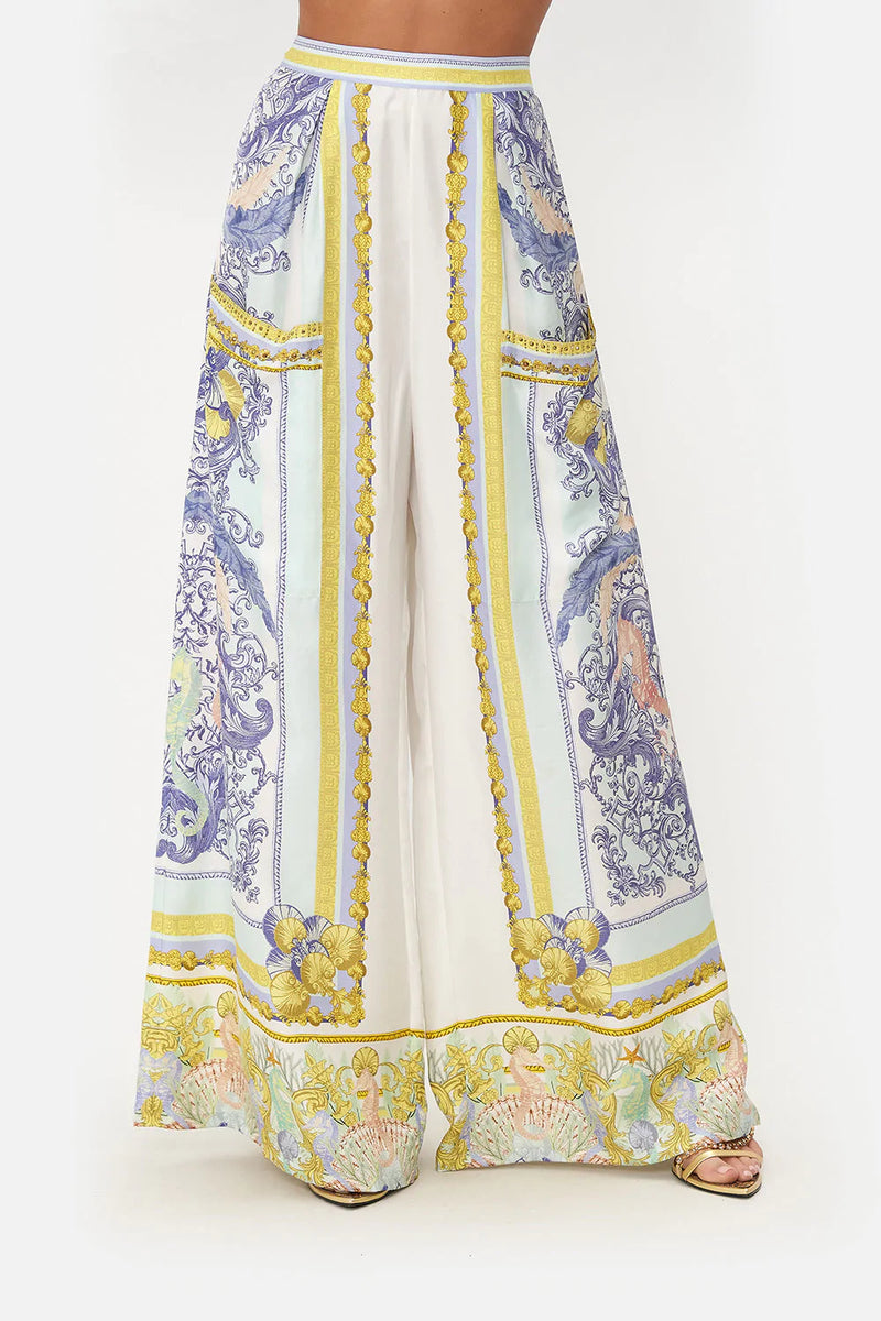 Wide Leg Trouser Front Pockets Star Of The Sea