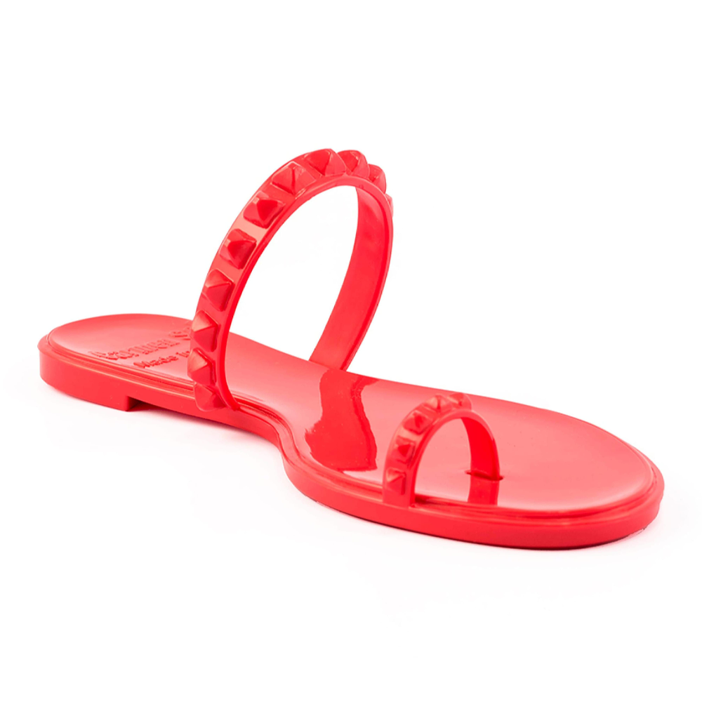 Load image into Gallery viewer, Maria Flat Sandal Red
