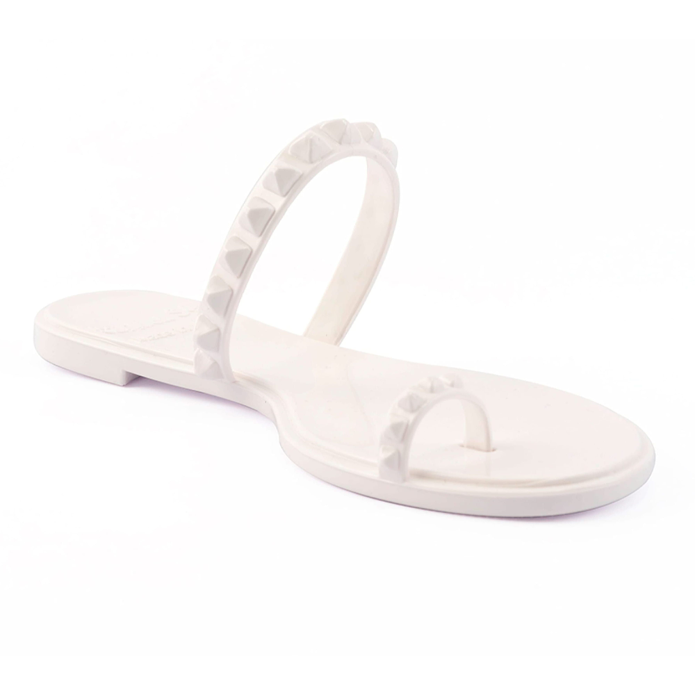 Load image into Gallery viewer, Maria Flat Sandal White
