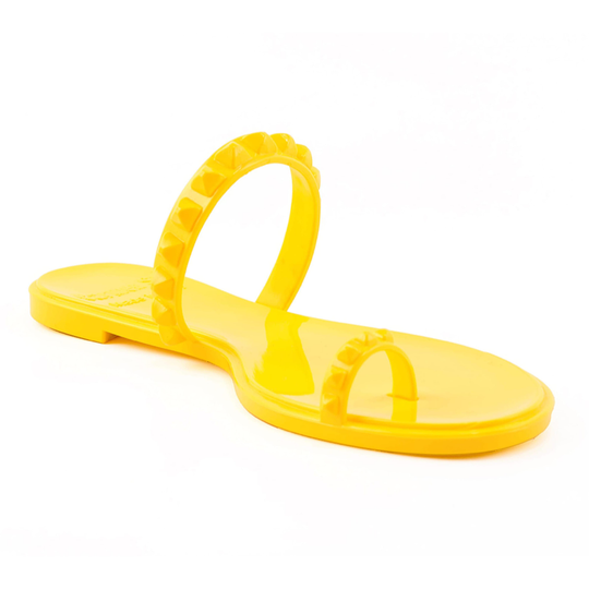 Load image into Gallery viewer, Maria Flat Sandal Yellow
