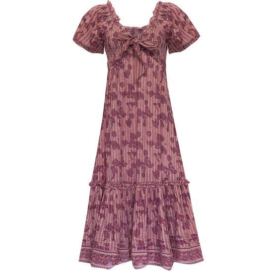 Ashlyn Midi Dress Batik Print