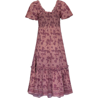 Ashlyn Midi Dress Batik Print - Dress