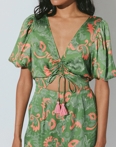 Claire Jumpsuit Abstract Print - Jumpsuit