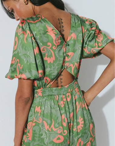 Claire Jumpsuit Abstract Print - Jumpsuit