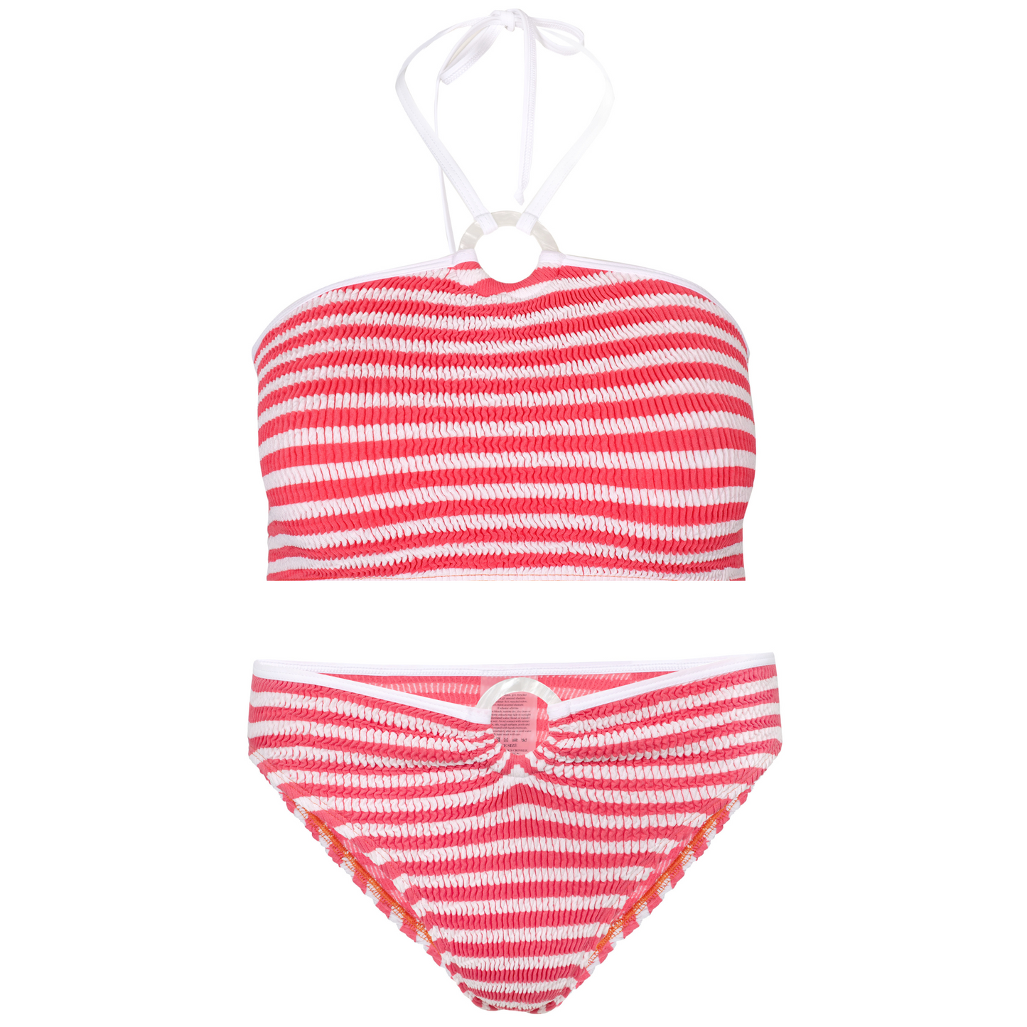 Kalbarri Top & Orpheus Bikini Bottom Coral Stripe