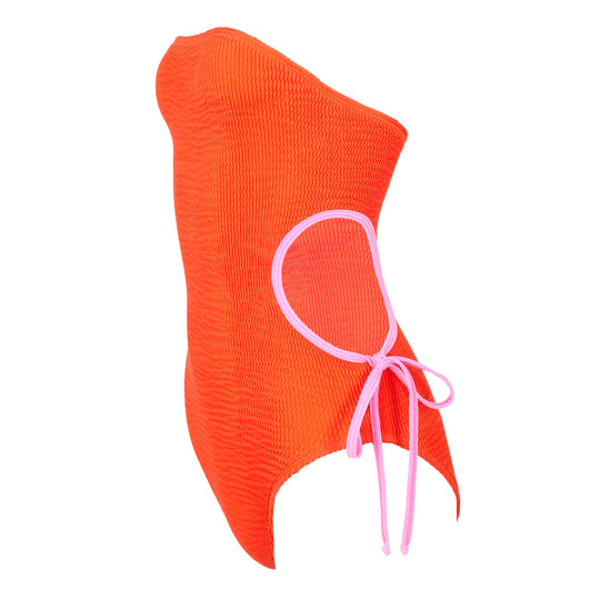Load image into Gallery viewer, Sea Dream Maillot Tangerine/ Pink - ONE SIZE - One Piece
