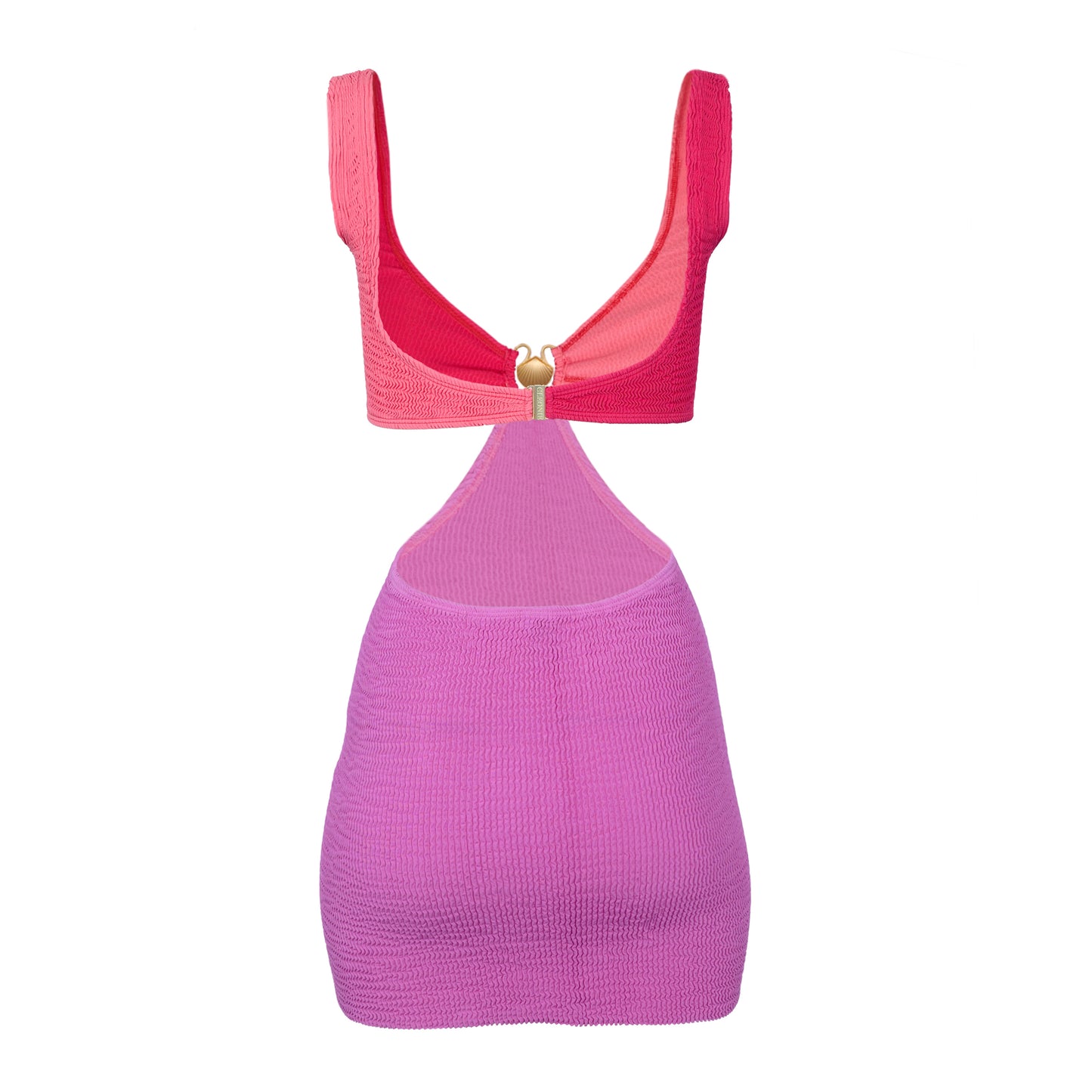 Sunset Mini Dress Cherry/Coral/Magenta