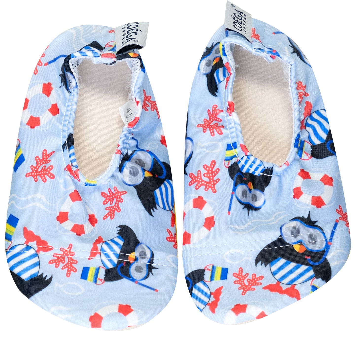Load image into Gallery viewer, Coega Penguin Blue Pool and Beach Shoes
