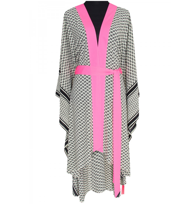 Desert Tribe Long Kimono Wings Neon Pink - Kimono