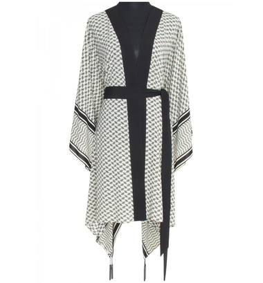 Desert Tribe Midi Kimono Evil Eye Black - Kimono