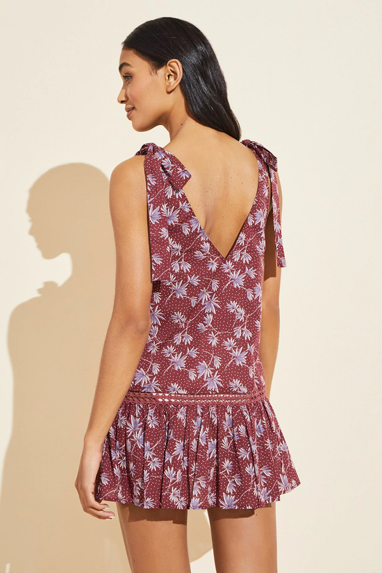 Botanico Kayla Cover Up Brick/Delphinium