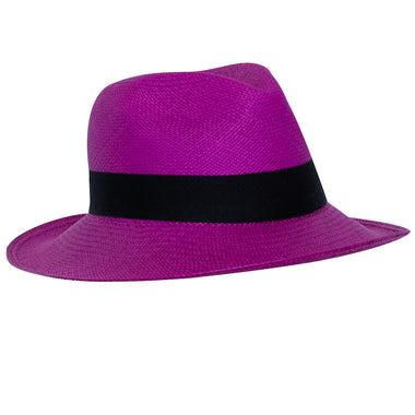 Panama Hat Classic Purple / Black - Hat
