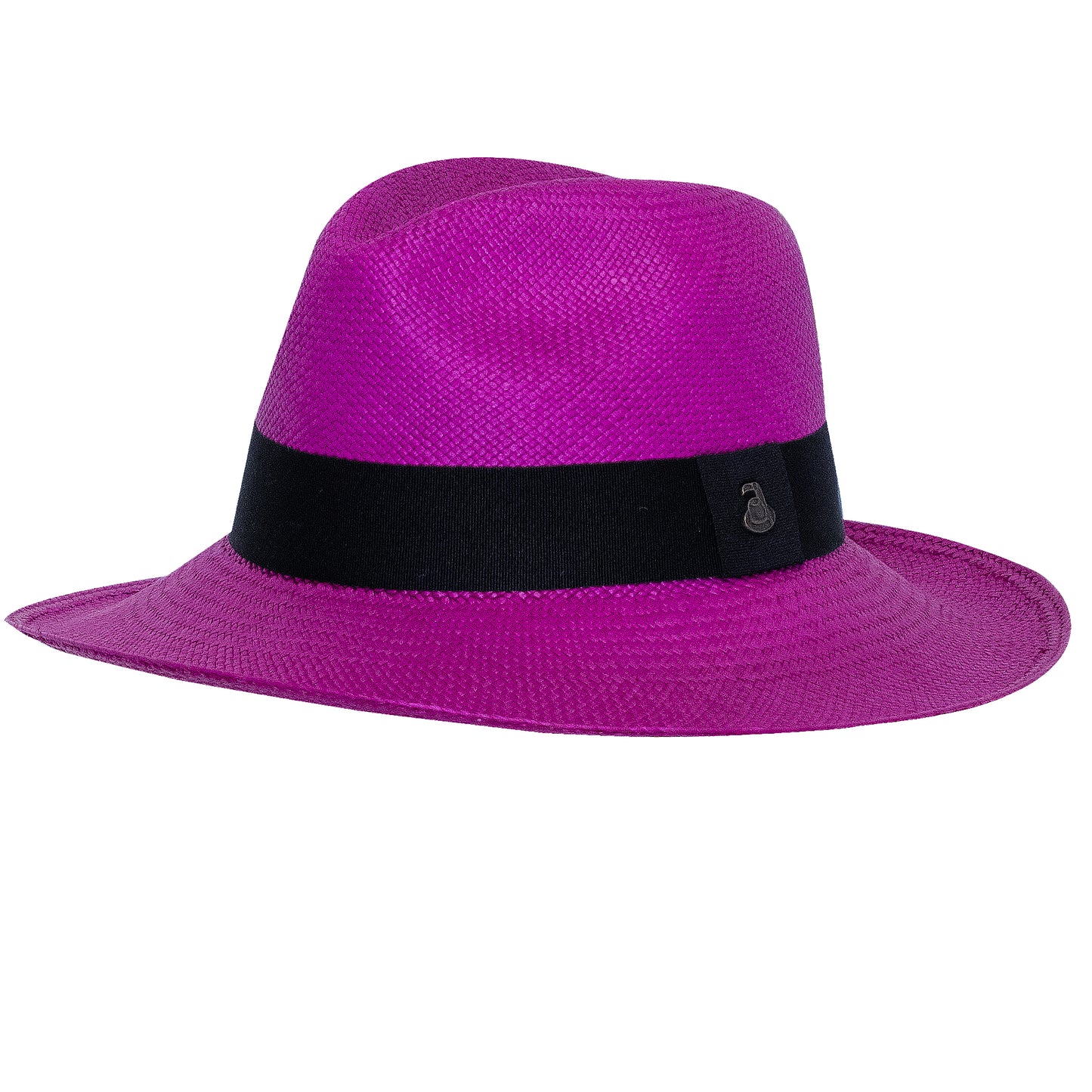 Ladies Panama Hat in Purple