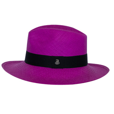Panama Hat Classic Purple / Black - Hat