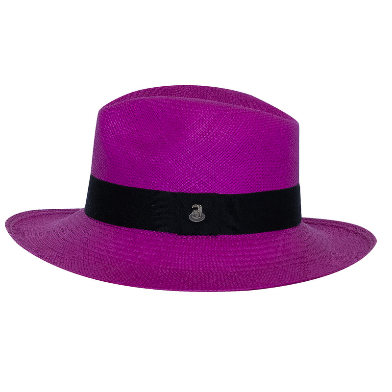 Panama Hat Classic Purple / Black