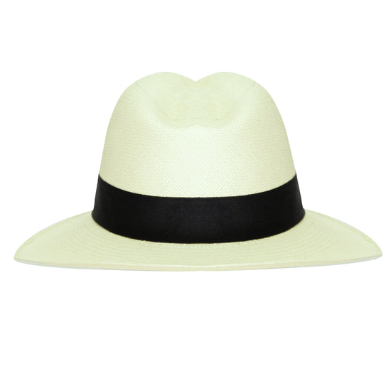 Panama Hat Unisex Classic Light Green with Black Band