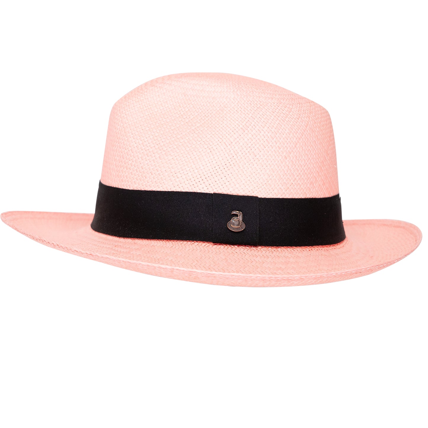 Ladies Panama Hat in Pink