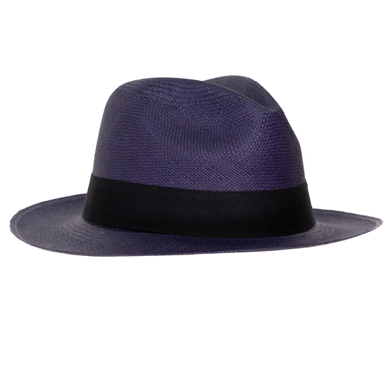Load image into Gallery viewer, Navy Mens Panama Hat
