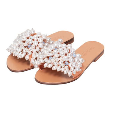 Lady Di Beige Sandals - Shoes