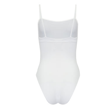 Sporty Swimsuit in White - One Piece