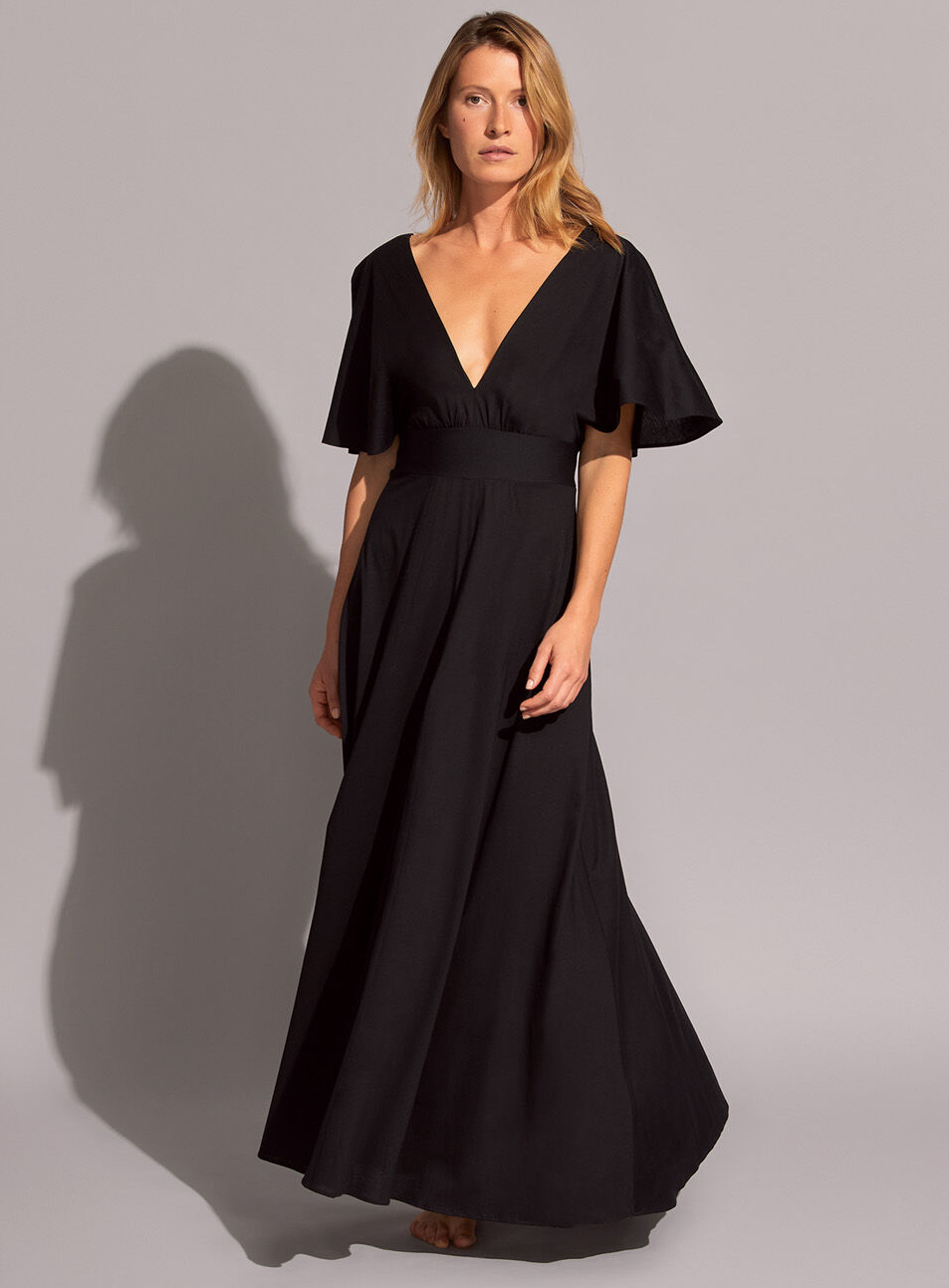 Load image into Gallery viewer, Aurore Maxi Dress Noir
