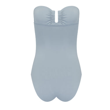 Peekaboo One Piece Swimsuit in Slate Grey 