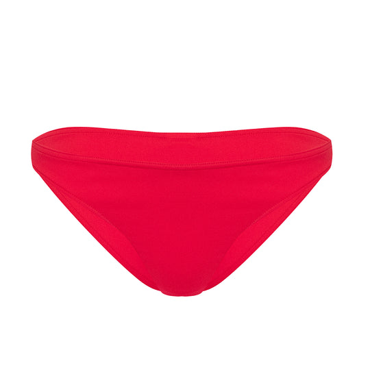 Low Rise Bikini Bottom in Red