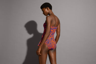 strapless bohemian one piece