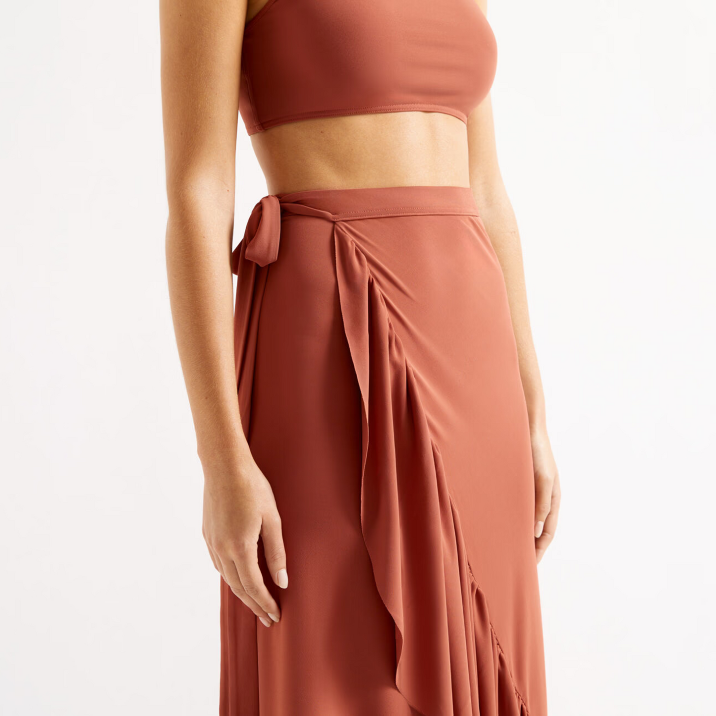 Load image into Gallery viewer, Womens Sarong Skirt in Brown - Sarong
